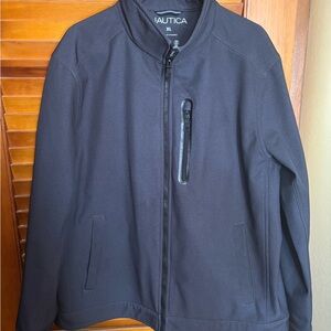Nautica Men’s Jacket XL Active Stretch -Water & Wind Resistant Mid Weight